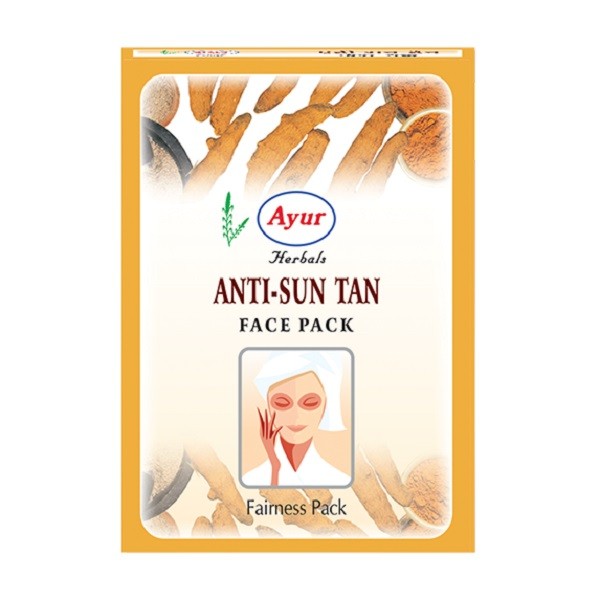 AYUR ANTI SUN TAN FACE PACK 100 GM