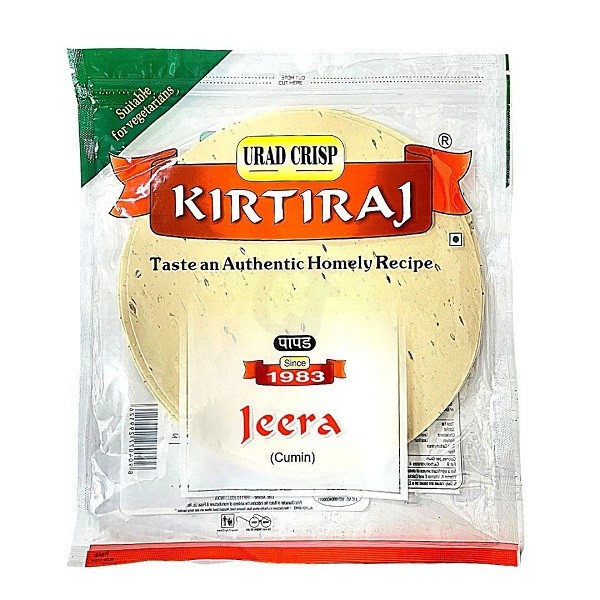 KIRTIRAJ JEERA PAPAD 200 GM