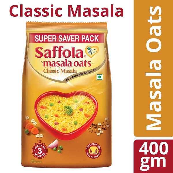 SAFFOLA OATS PEPPY 400 GM