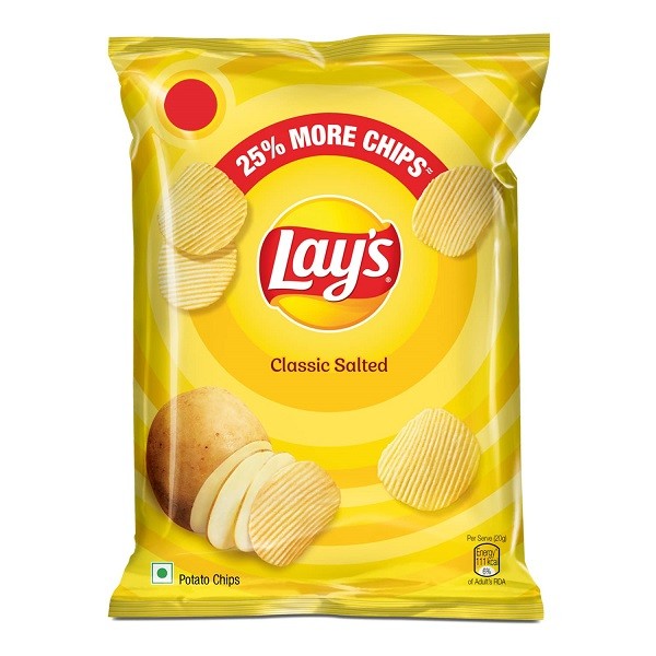 LAYS CLASSIC SALTED 52 GM
