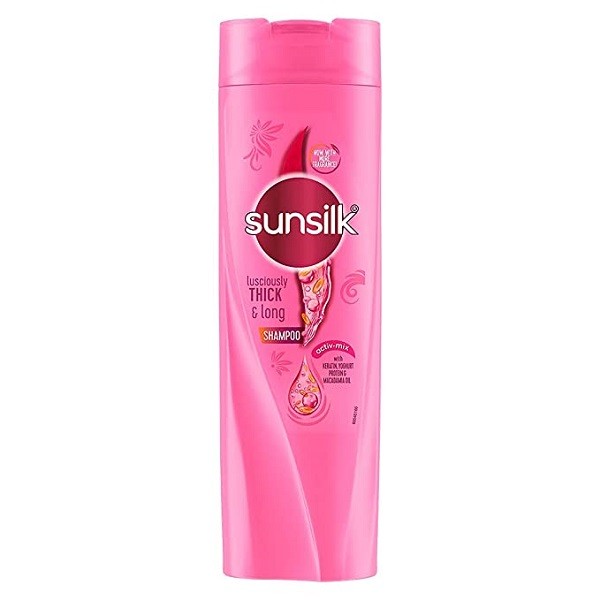 SUNSILK LUSCIOUSLY THIK (PINK) SHAMPOO 360 ML
